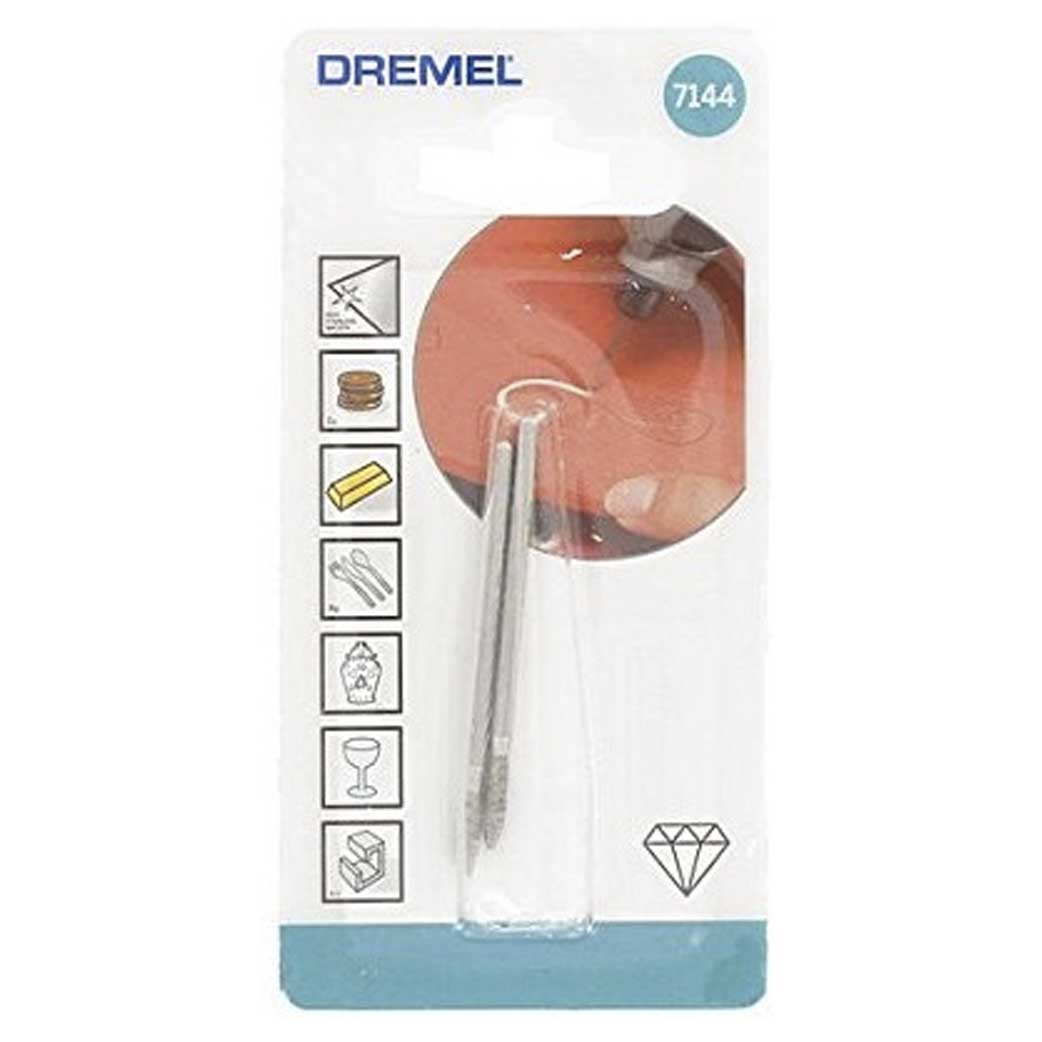 Dremel 7144, Diamond Wheel Point 2.4MM, 2PC/Pack